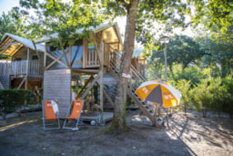 Location - Tente Lodge Perchee 2P - Camping Lou Pignada