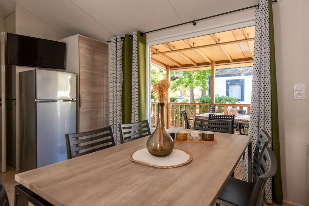 Location - Cottage Tribu Confort Climatisé - Bord Canal / S - Camping Club Navarrosse Plage - MS Vacances