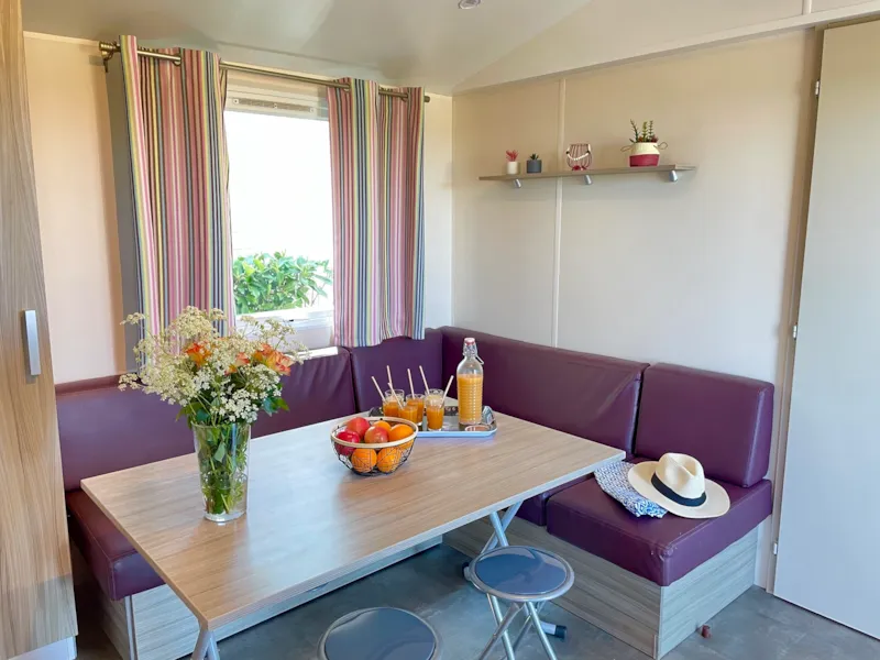 Mobil Home Confort - 3 Chambres  (32M²) + Climatisation + Vue Vigne
