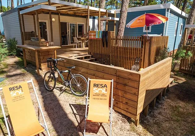 Location - Cottage Suite Premium - Jacuzzi® 6P - Camping Le Vieux Port Resort & Spa