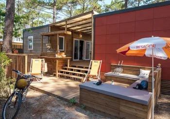 Mietunterkunft - Cottage Premium - Jacuzzi® 8P - Camping Le Vieux Port Resort & Spa