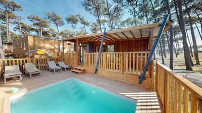 Chalet PREMIUM -  Swimming pool 4/5P