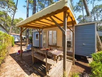 Mietunterkunft - Mobilheim Cosy 4/6P - Camping Le Vieux Port Resort & Spa