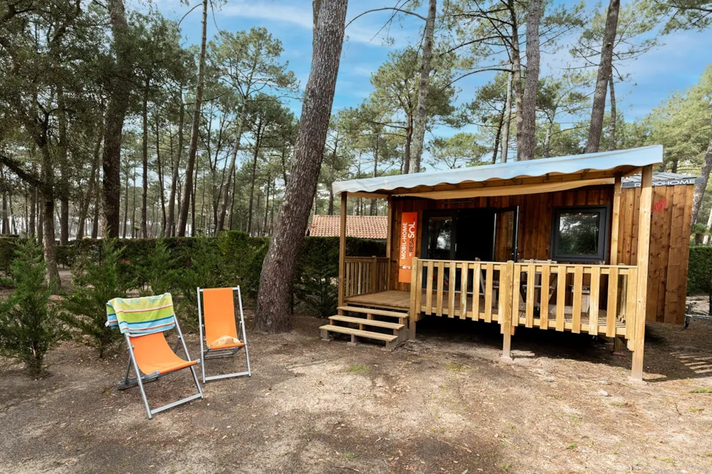Location - Cabane Bois 4/5P - Camping Le Vieux Port Resort & Spa