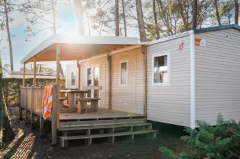 Mietunterkunft - Mobilheim Resasol 8P - Camping Le Vieux Port Resort & Spa