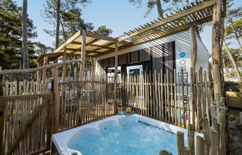Premium Lodge met jacuzzi voor 2/3 personen