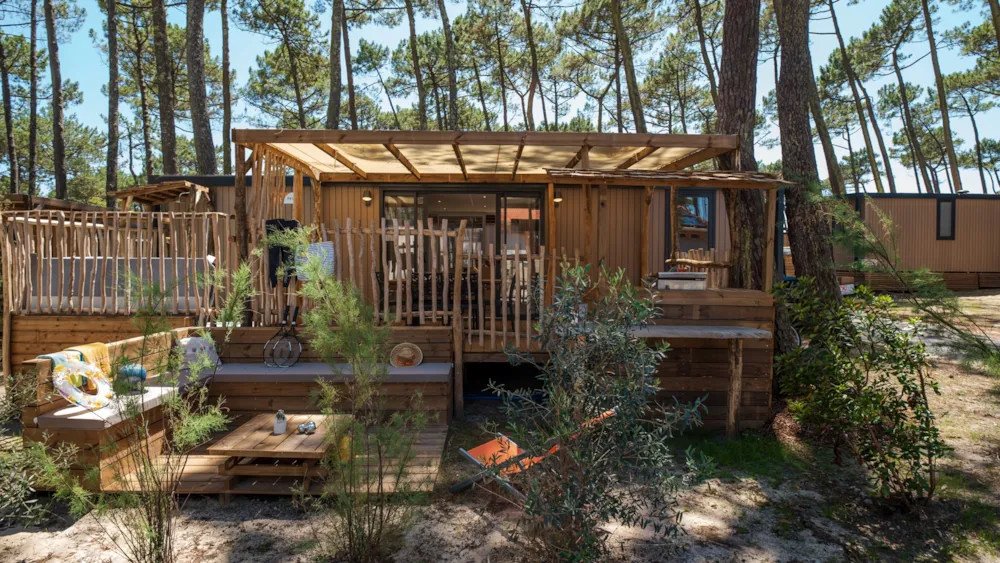 Location - Lodge Premium Jacuzzi 4P - Camping Le Vieux Port Resort & Spa