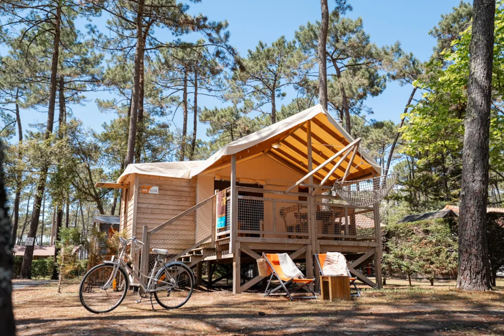 Location - Cabane Sur Pilotis 4/5P - Camping Le Vieux Port Resort & Spa