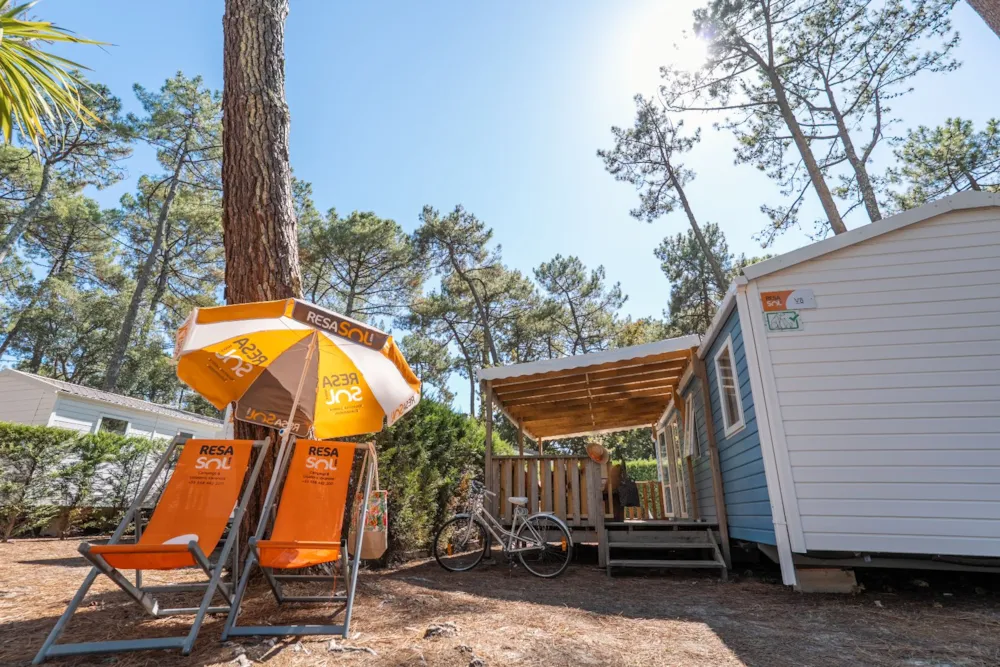 Location - Mobil-Home Resasol 8P - Camping Le Vieux Port Resort & Spa