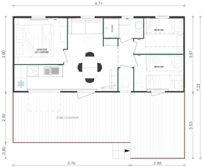 ECUME 5/6-Person Cabin