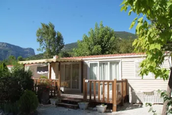 Mietunterkunft - Mobil Home Familial  - 3 Zimmer (Max : 6 Erwachsene) - Camping Les Rives du Loup