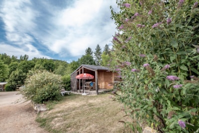 Wooden hut Châtaigner 23 m² (2 bedrooms) No bathroom