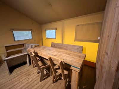 Lodge tent with bathroom facilities SAINT JEAN