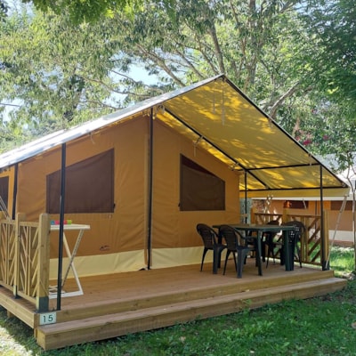 tente lodge larzac 2 chambres