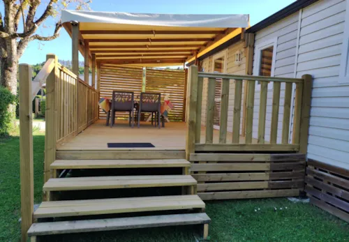 Location - Mobil Home  Edelweiss 2 Chambres 25 M² - image n°2 - Camping  Le Vaugrais
