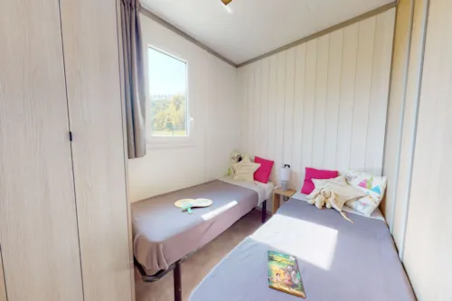 Location - Chalet  Le Chamois - 3 Chambres - 35M2 - image n°7 - Camping  Le Vaugrais
