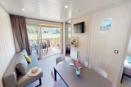 Location - Chalet  Le Chamois - 3 Chambres - 35M2 - image n°4 - Camping  Le Vaugrais