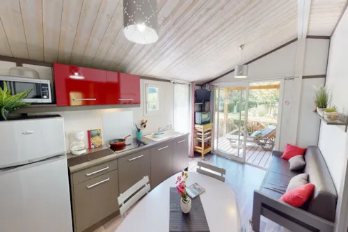 Location - Chalet La Marmotte  3 Chambres  35M² - image n°5 - Camping  Le Vaugrais