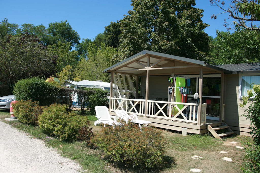 Mietunterkunft - Hütte L'ecureuil 3 Schlafzimmer 40M² - Camping  Le Vaugrais