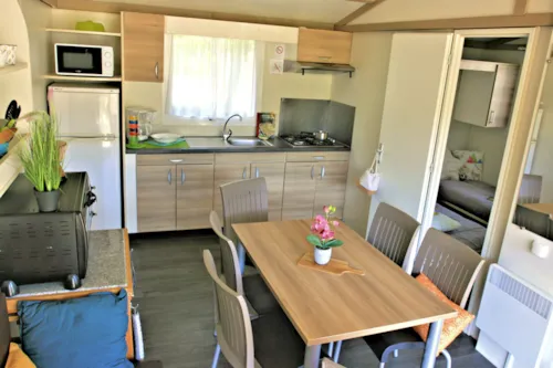 Location - Chalet L'ecureuil 3 Chambres 35 M² - image n°5 - Camping  Le Vaugrais