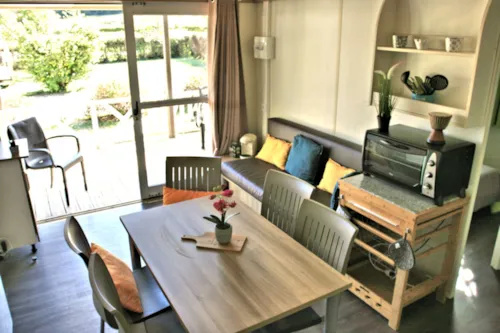 Location - Chalet L'ecureuil 3 Chambres 35 M² - image n°6 - Camping  Le Vaugrais