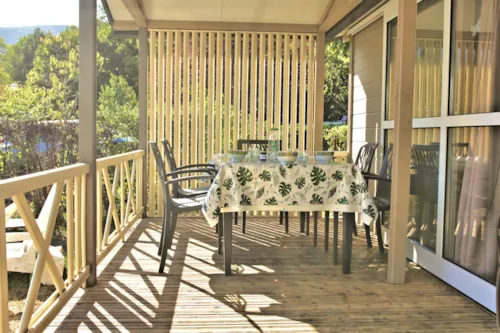 Location - Chalet L'ecureuil 3 Chambres 35 M² - image n°3 - Camping  Le Vaugrais