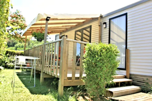 Mietunterkunft - Mobilheim Giroflee 2 Schlafzimmer 30 M² - image n°3 - Camping  Le Vaugrais