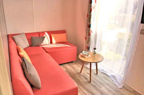 Mietunterkunft - Mobilheim Giroflee 2 Schlafzimmer 30 M² - image n°7 - Camping  Le Vaugrais
