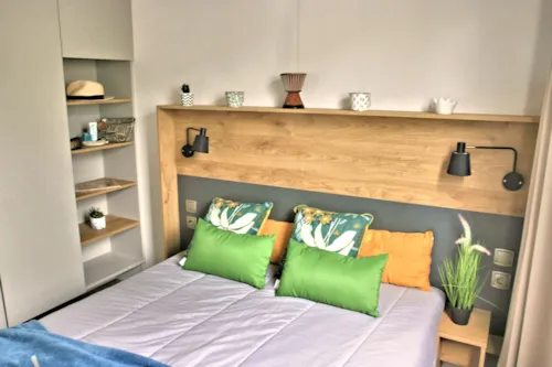 Mietunterkunft - Mobilheim Giroflee 2 Schlafzimmer 30 M² - image n°8 - Camping  Le Vaugrais