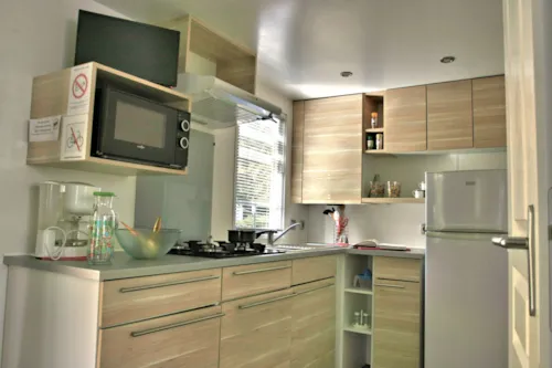 Location - Mobil Home Coquelicot  2 Chambres 30 M² - image n°3 - Camping  Le Vaugrais
