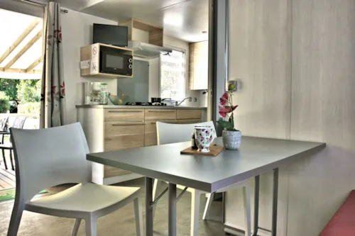 Location - Mobil Home Coquelicot  2 Chambres 30 M² - image n°6 - Camping  Le Vaugrais