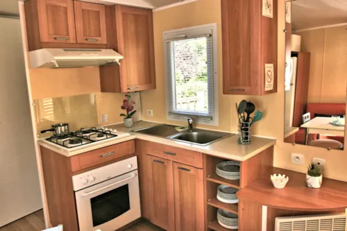 Location - Mobil Home  Edelweiss 2 Chambres 25 M² - image n°6 - Camping  Le Vaugrais