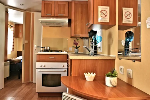 Location - Mobil Home  Edelweiss 2 Chambres 25 M² - image n°7 - Camping  Le Vaugrais