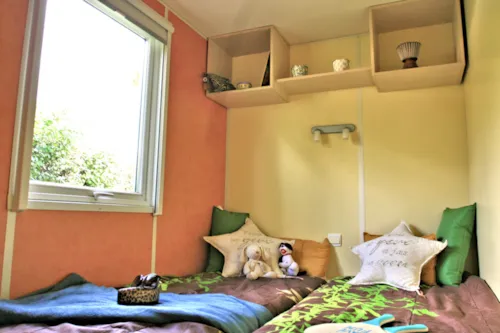 Location - Mobil Home  Gentiane 2 Chambres / 25M²/ Terrasse Couverte - image n°6 - Camping  Le Vaugrais