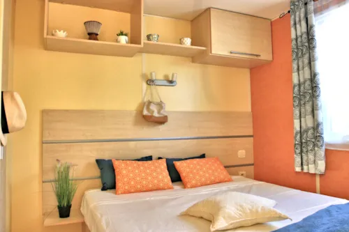 Location - Mobil Home  Gentiane 2 Chambres / 25M²/ Terrasse Couverte - image n°7 - Camping  Le Vaugrais