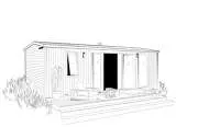 Location - Mobil Home  Jonquille 2 Chambres - 30M2 - Camping  Le Vaugrais