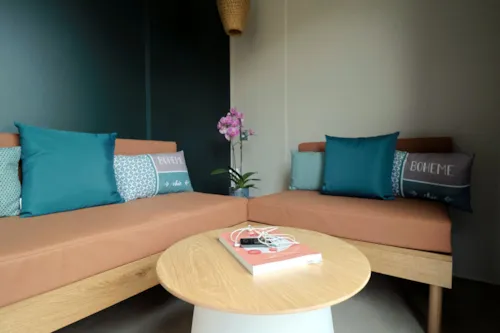 Location - Mobil Home  Jonquille 2 Chambres - 30M2 - image n°3 - Camping  Le Vaugrais