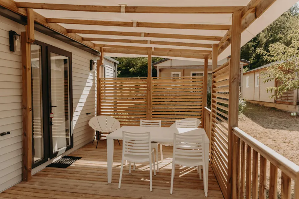 Accommodation - Mobil Home Colchique -2 Bedrooms - 30 M2 - Camping  Le Vaugrais