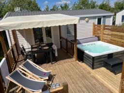 Alojamiento - Private Jacuzzi Cottage - Camping Kost-Ar-Moor