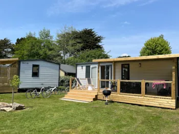 Mietunterkunft - Huisje Familie Premium - Camping Kost-Ar-Moor