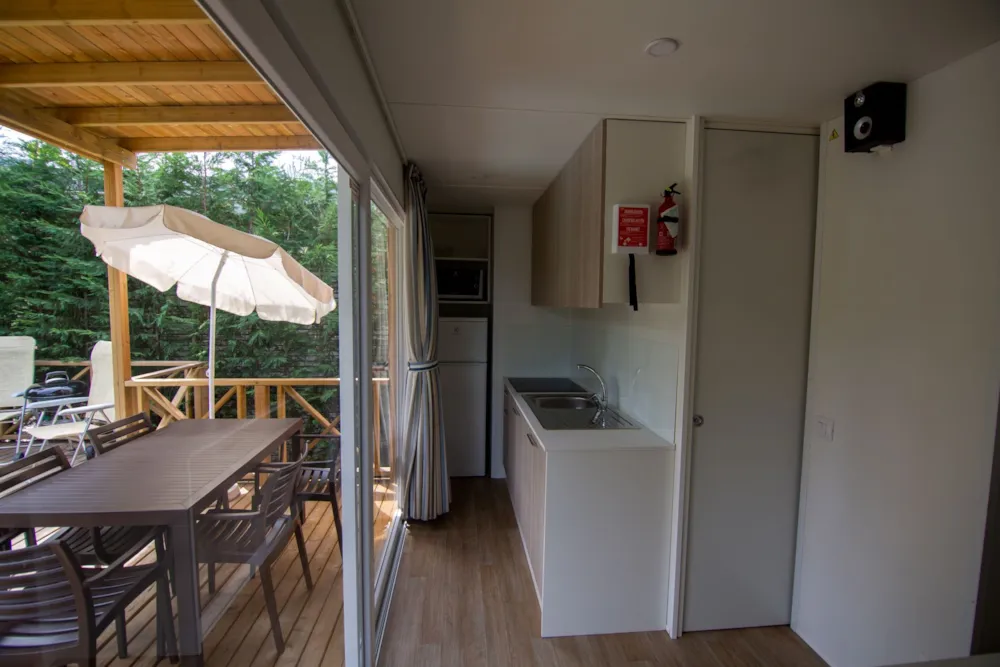 Mietunterkunft - Mobilheim Deluxe - Camping Del Sole Village