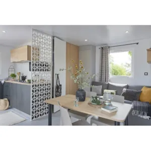 Locatif - Mobile-home Lousiane 30m² Prestige Tv + air conditioning (2 bedrooms) - Camping le Pontet - ARDECHE