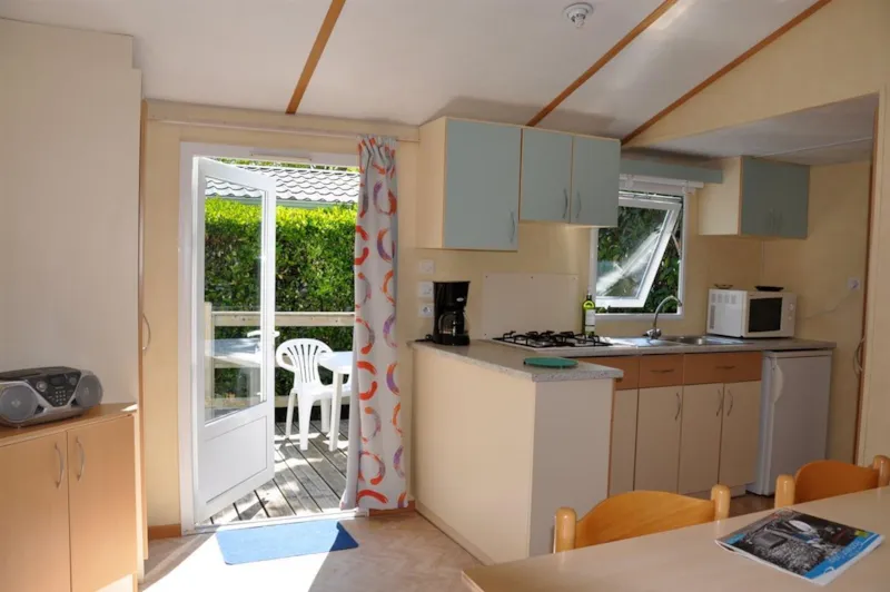 Mobilhome Lucky 26M² Confort - 2 Chambres + Terrasse Couverte + Tv