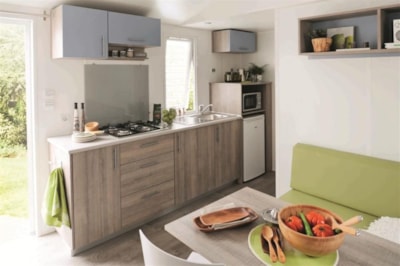 Mobile-home Sunny 27m² CONFORT+ - 2 bedrooms + sheltered terrace + TV — 3