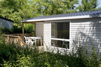 Mobil-home Loggia Privilège 26m² PREMIUM - 2 bedrooms + sheltered terrace + TV + Dishwasher — 2