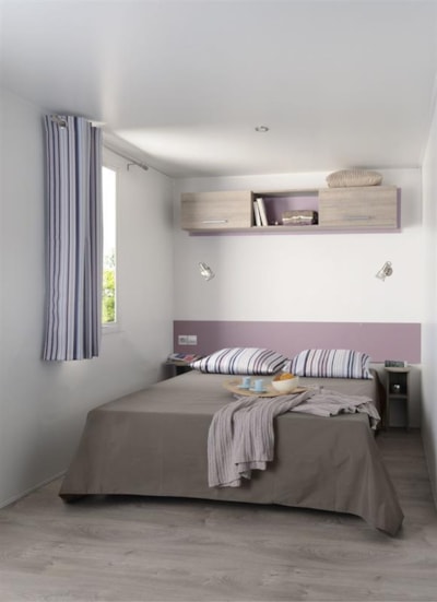 Mobil-home Loggia Privilège 26m² PREMIUM - 2 bedrooms + sheltered terrace + TV + Dishwasher — 5
