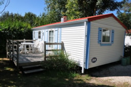 Location - Mobilhome Eco5 26M² Standard - 2 Chambres + Terrasse (Sans Tv) - Flower Camping L'Abri-Côtier