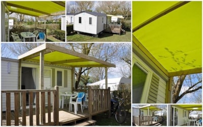 Mobile-home Sunny 27m² CONFORT+ - 2 bedrooms + sheltered terrace + TV — 7