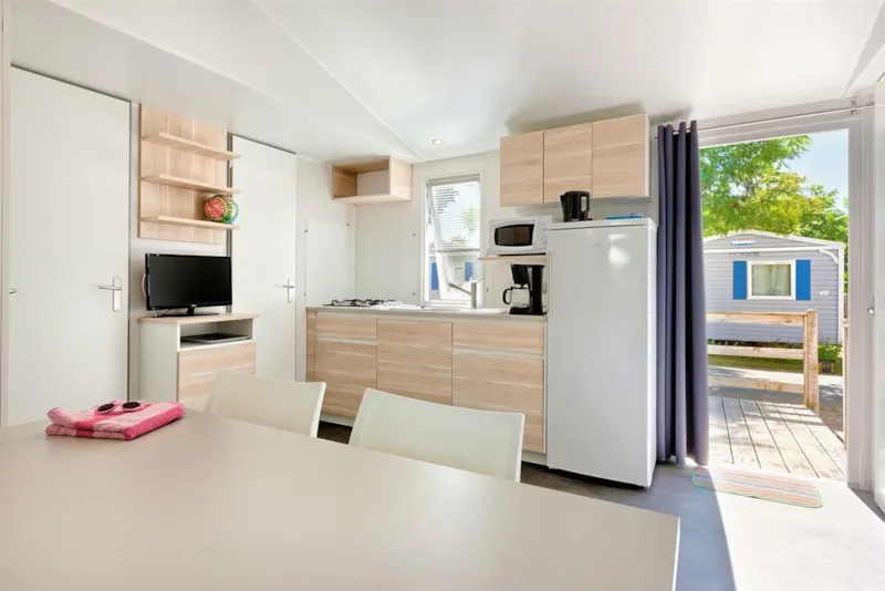 Mobilhome Family 29M² Confort - 3 Chambres + Terrasse Couverte + Tv