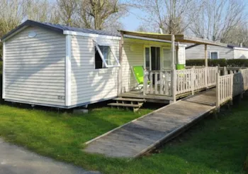 Mietunterkunft - Mobilheim Life Premium 32M² Premium - 2 Zimmer + Fs + Spüllmachine (Behindertengerecht) - Flower Camping L'Abri-Côtier